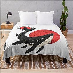 New Gojira Throw Blanket