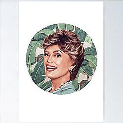Golden Girls Blanche Devereaux Poster