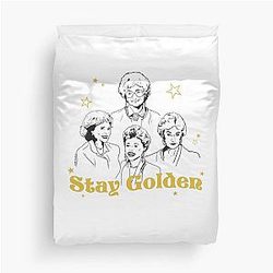 Women Golden Girls Stay Golden Duvet Cover