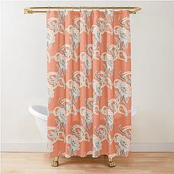 Golden Girls Couch Pattern Shower Curtain