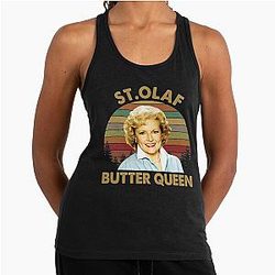 The Golden Girl St Olaf Butter Queen Tank Top