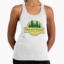 Shady Pines Retirement Home The Golden Girls Racerback Tank Top