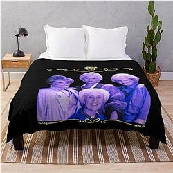 Stay Golden Girls Vintage Gift Throw Blanket