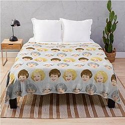 Golden Girls Gray Throw Blanket