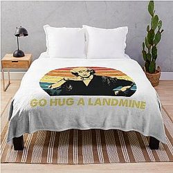 Dorothy Zbornak Go Hug A Landmine The Golden Girls Throw Blanket