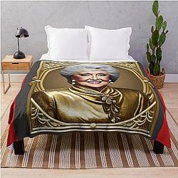 Golden Girls with Age Design Throw Blanket