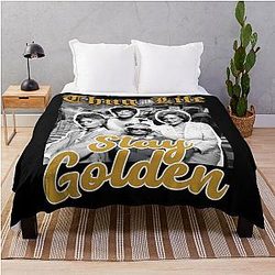 Golden Girls Life Stay Golden Throw Blanket