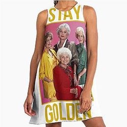 Golden Girls sticker, Betty White sticker, A-Line Dress