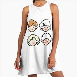 Golden Girls Gift Party Shirt A-Line Dress