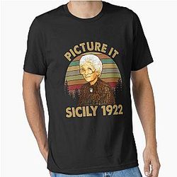 Picture It Sicily Vintage The Golden Girls Rose Dorothy Blanche Essential T-Shirt