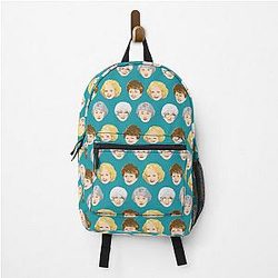 Golden Girls Face Teal Backpack
