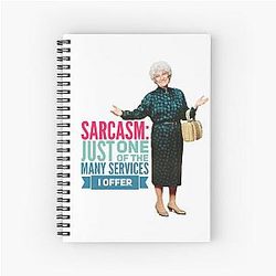 Golden Girls Sarcasm Notebook