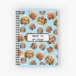 Rose Nylund Golden Girls Spiral Notebook