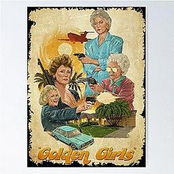 Golden Girls Retro Poster