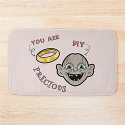 You Are My Precious Gollum and The Ring Bath Mat