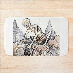 Gollum Loses The One Ring Bath Mat