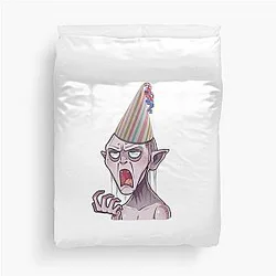 Gollum Birthday Duvet Cover