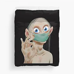 Gollum in mask T-Shirt and Duvet Cover