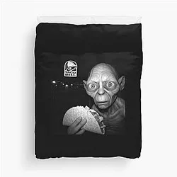 Gollum Funny Hobbit Meme Duvet Cover