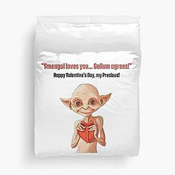 Lord of the Rings Gollum My Precious Valentine Duvet Cover