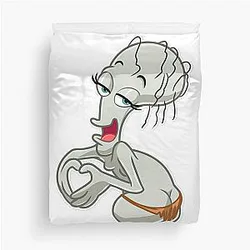 Roger Alien Gollum Duvet Cover