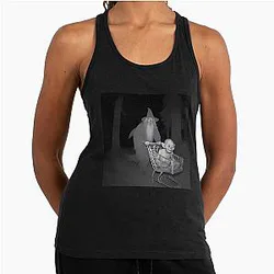 Grey Gandalf Wizard Pushing Gollum Meme Tank Top