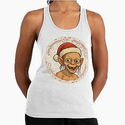 Merry Precious Festive Gollum Racerback Tank Top