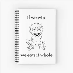 Gollum Spiral Notebook
