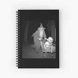 Funny Shopping Cart Meme Gandalf Pushes Gollum Spiral Notebook