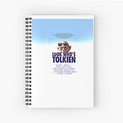 Gollum Look Who's Tolkien Spiral Notebook