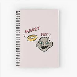 Marry Me? Gollum Spiral Notebook
