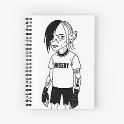 Emo Gollum Notebook