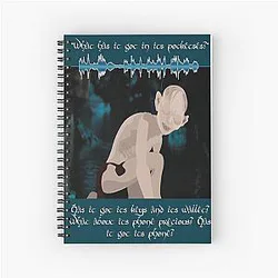 Gollum Spiral Notebook