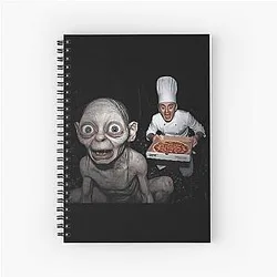 Middle-earth LOTR Meme Gollum Funny Spiral Notebook