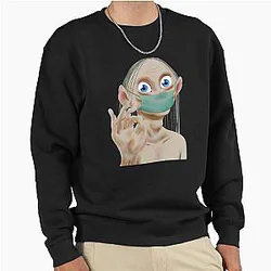 Gollum in mask Pullover Sweatshirt