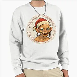 Merry Precious Festive Gollum Pullover Sweatshirt