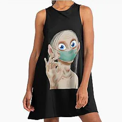 Gollum in Mask Fashion Dress