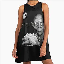Gollum Taco Funny Hobbit Dress