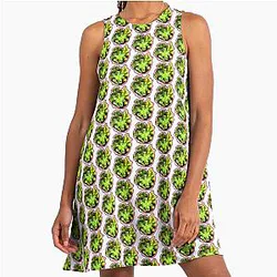 Jelly bean succulents A-Line Dress