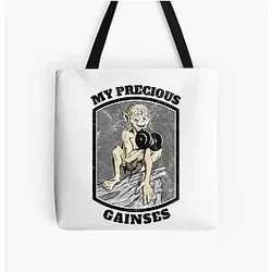Gollum T-ShirtMy Precious Gain All Over Print Tote Bag