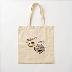 Marry Me and Gollum Ring Cotton Tote Bag