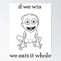 Gollum T-Shirt  Poster