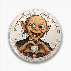 Sméagol Loves You! Gollum Valentine's Pin