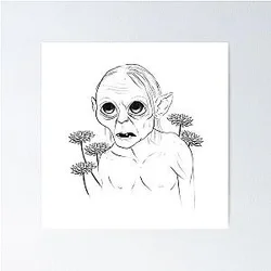 Gollum LOTR Poster