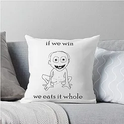 Gollum Throw Pillow