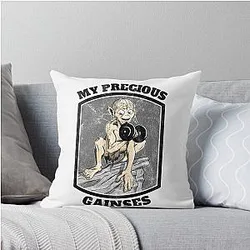 Gollum T-Shirt My Precious Throw Pillow