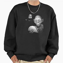 Gollum Hobbit Meme Oversized Sweatshirt