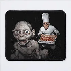 Epic Fantasy Humor Middle-earth LOTR Gollum Funny Meme Mouse Pad