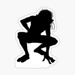Gollum Precious Iphone T-shirt Sticker