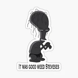 American Dad Roger as Gollum Sticker
